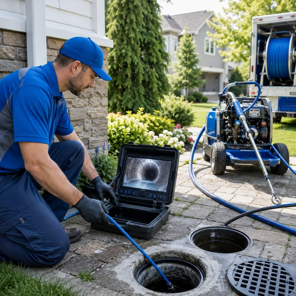 Outdoor drain cleaning professionals serving Wadsworth, IL